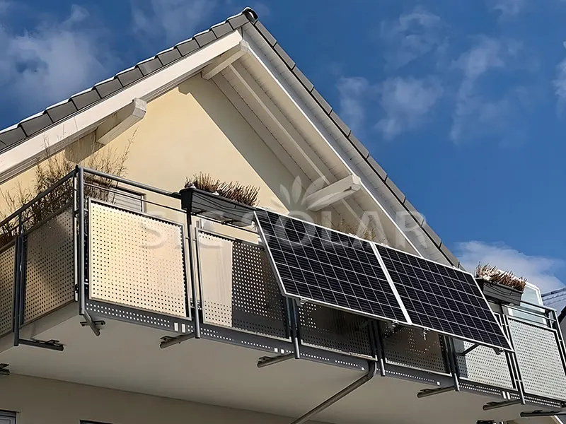 ইতালিতে 1KW হোম সোলার প্যানেল ব্যালকনি বন্ধনী