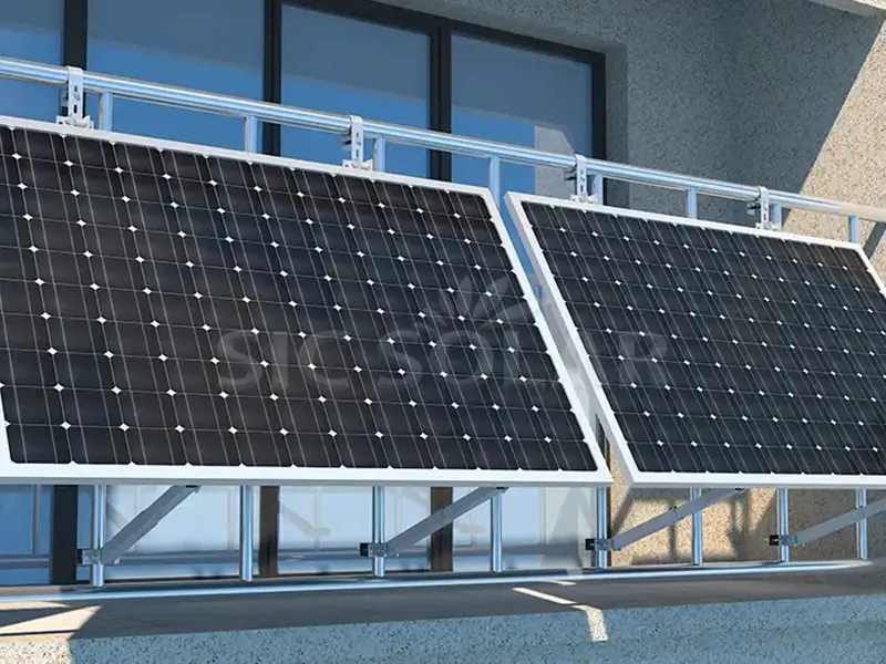 ফিনল্যান্ডে 1kw সোলার ব্র্যাকেট ব্যালকনি