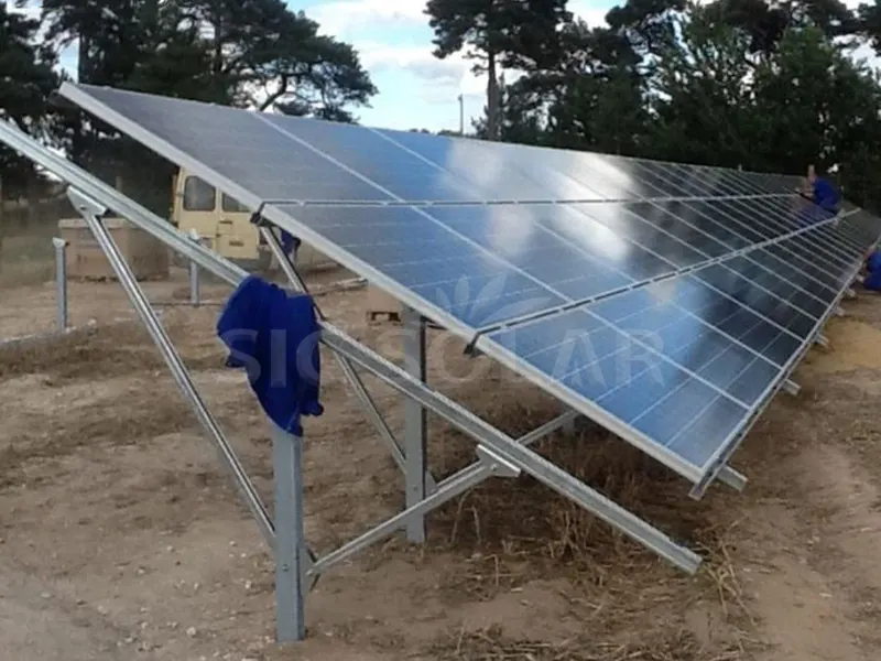 ইন্দোনেশিয়ায় 50KW সোলার ওয়াই টাইপ গ্রাউন্ড মাউন্টিং সিস্টেম
